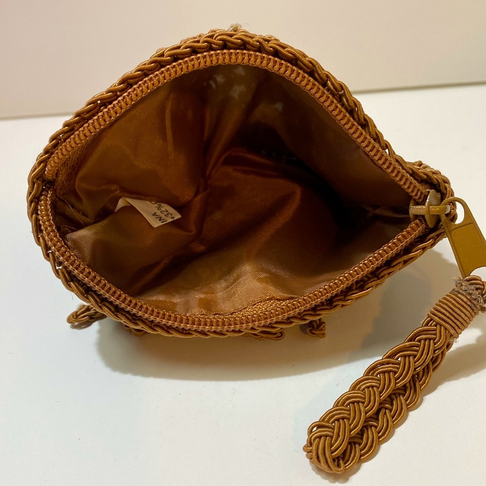 Small Three Dimensional Flower Textured Handwoven… - image 4